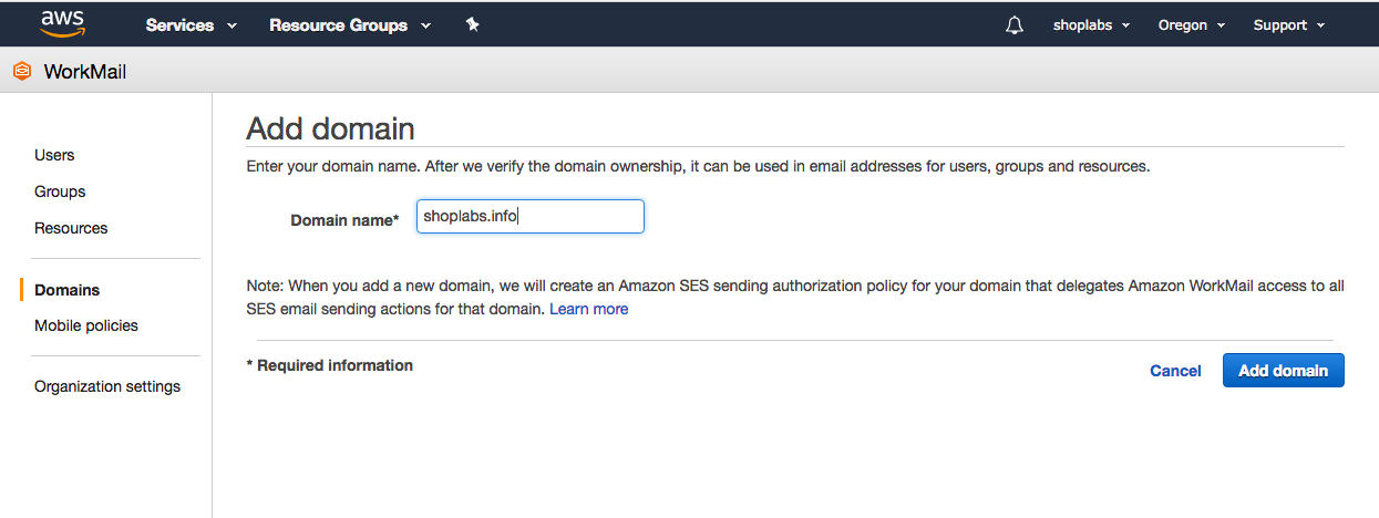 Amazon domain2